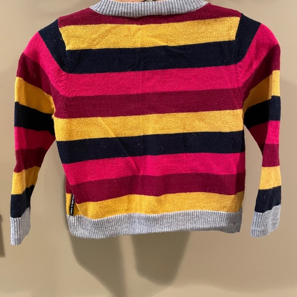 1.5-2 striped Polarn O. Pyret button down sweater - Picture 2 of 6